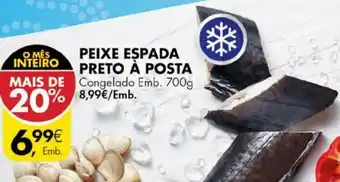 Pingo Doce Piexe Espada Preto À Posta 700g promoção
