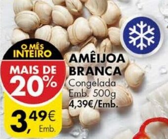 Pingo Doce Amêijoa Branca 500g promoção