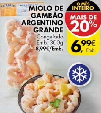 Pingo Doce Miolo de Gambão Argentino Grande 300g promoção