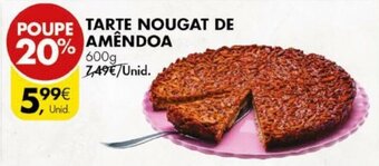 Pingo Doce Tarte Nougat de Amêndoa 600g promoção