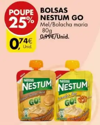 Pingo Doce Bolsas Nestum Go 80g promoção