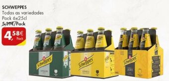 Pingo Doce Schweppes 6x25cl promoção