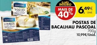 Postas de Bacalhau Pascoal 700g