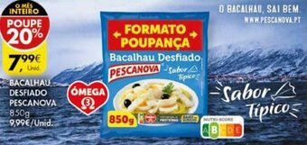 Bacalhau Desfiado Pescanova 850g