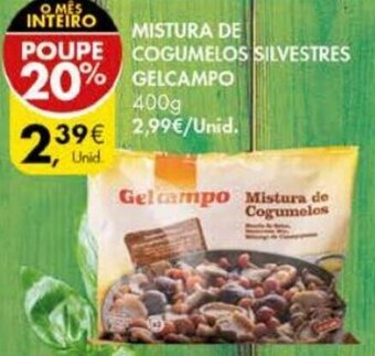 Mistura de Cogumelos Silvestres Gelcampo 400g