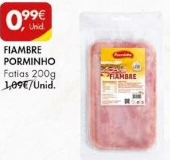 Pingo Doce Fiambre Porminho 200g promoção
