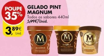 Pingo Doce Gelado Pint Magnum 440ml promoção