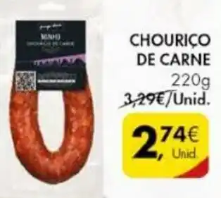 Pingo Doce Chouriço de Carne 220g promoção