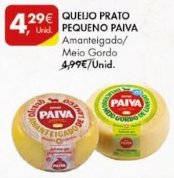 Queijo Prato Pequeno Paiva