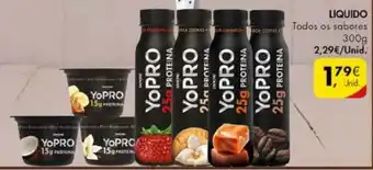 Pingo Doce Liquido YoPro 300g promoção