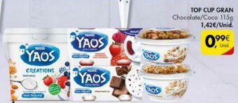 Pingo Doce Top Cup Gran Yaos 115g promoção