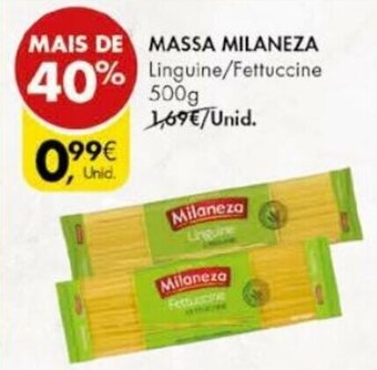 Pingo Doce Massa Milaneza 500g promoção