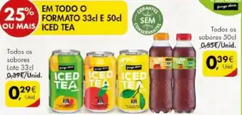 Pingo Doce Iced Tea 33cl promoção