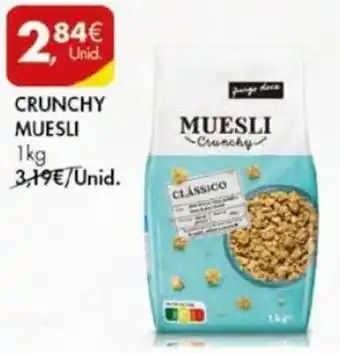 Pingo Doce Crunchy Muesli 1kg promoção