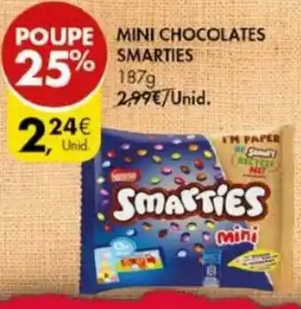 Mini Chocolates Smarties 187g