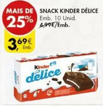 Pingo Doce Snack Kinder Délice 10 Unid promoção
