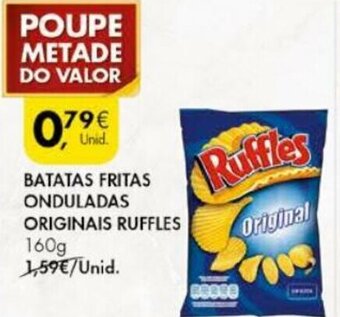 Batatas Fritas Onduladas Originais Ruffles 160g