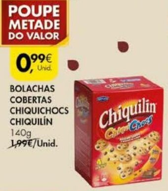 Bolachas Cobertas Chiquichocs Chiquilín 140g