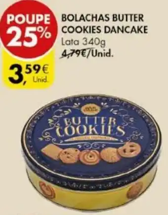 Pingo Doce Bolachas Butter Cookies Dancake 340g promoção