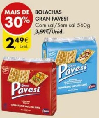 Pingo Doce BOlachas Gran Pavesi 560g promoção