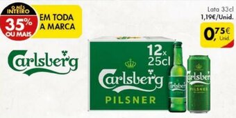 Pingo Doce Carlsbrg Lata 33cl promoção