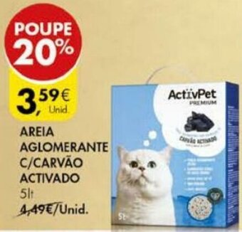 Pingo Doce Areia Aglomerante C/ Carvão Activado 5lt promoção