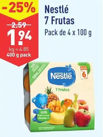 ALDI Nestlé 7 Frutas 4x100g promoção