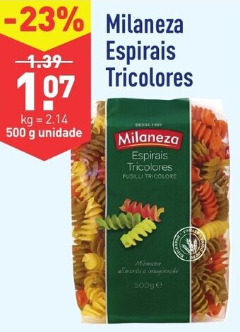Milaneza Espirais Tricolores 500g