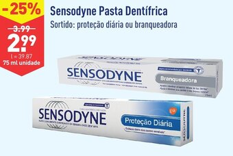 ALDI Sensodyne Pasta Dentífrica 75ml promoção