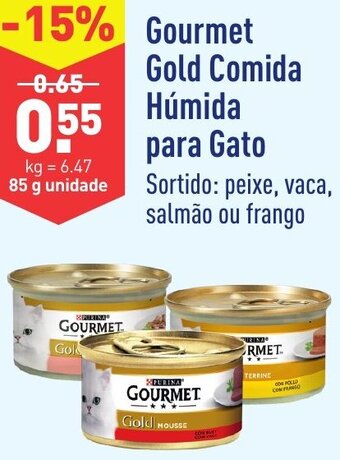 ALDI Gourmet Gold Comida Húmida para Gato 85g promoção