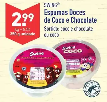 Swing Espumas Doces de Coco e Chocolate 350g