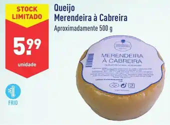 ALDI Queijo Merendeira á Cabreira 500g promoção