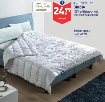 ALDI Quality Textiles Edredão 240 x 200cm promoção