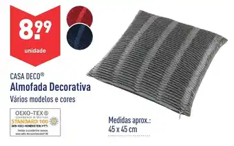 ALDI Casa Deco Almofada Decorativa 45 x 45cm promoção