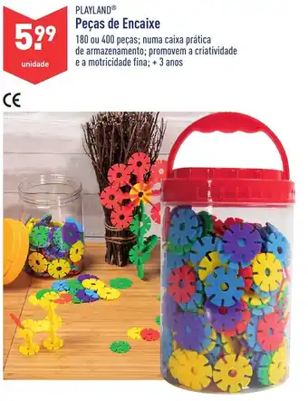 ALDI Playland Peças de Encaixe promoção