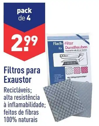 ALDI Filtros para Exaustor promoção