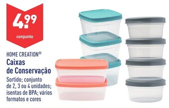 ALDI Home Creation Caixas de Conservação promoção