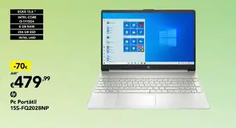 Radio Popular HP PC Portátil 15S-FQ2028NP promoção