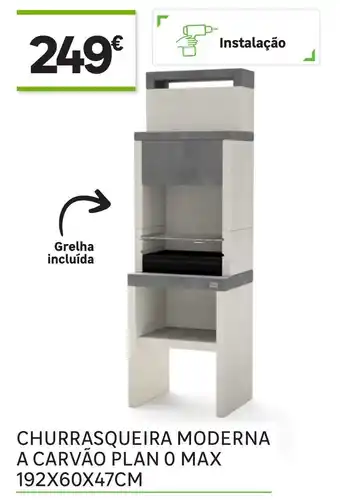 Leroy Merlin Churrasqueira Moderna A Carvão Plan 0 max 192X6047CM promoção