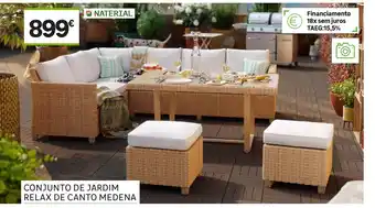 Conjunto de Jardim Relax de Canto Medena