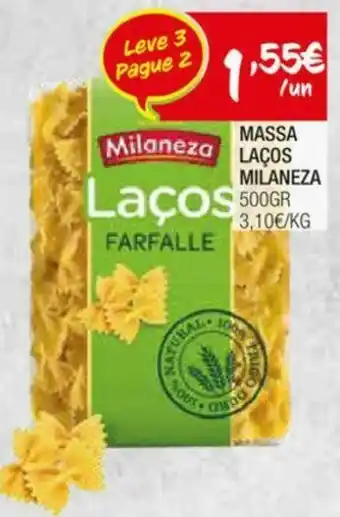 Spar Massa Laços Milaneza 500g promoção
