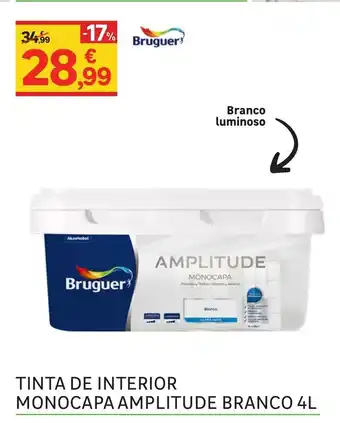 Tinta de Interior Monocapa Amplitude Branco 4L