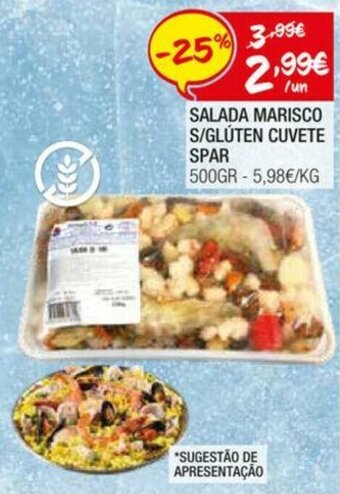 Salada Marisco s/Glúten Cuvete Spar 500g