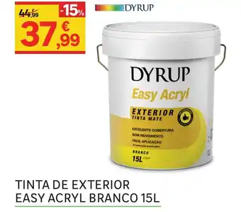 Leroy Merlin Tinta de Exterior Easy Acryl Branco 15L promoção