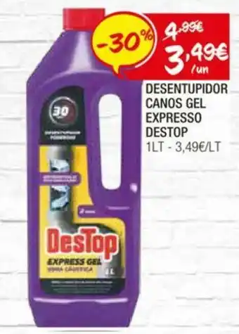 Spar Desentupidor Canos Gel Expresso Destop 1L promoção