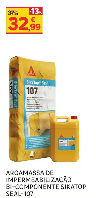 Leroy Merlin Argamassa de Impermeabilização BI-Componente Sikatop Seal-107 promoção
