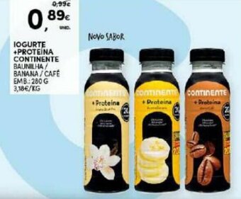 Continente Iogurte +Proteina Continente 280g promoção