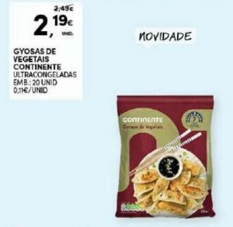 Continente Gyosas de Vegetais Continente 20 unid promoção
