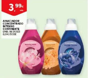 Continente Amaciador Concentrado Intenso Continente 56 Doses promoção