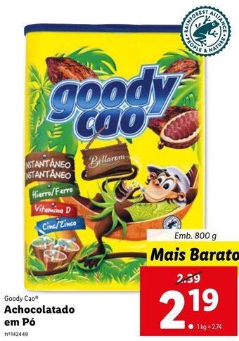 Goody Cao Achocolatado em Pó 800g